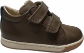 Falcotto velcro's lederen sneakers jongens Haley kaki mt 26