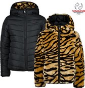 Vingino meiden reversible winterjas Tilmare Deep Black