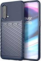 OnePlus Nord CE 5G Hoesje TPU Thunder Design Blauw