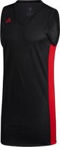 adidas N3XT Prime Game Jersey Heren - sportshirts - zwart/rood - Mannen