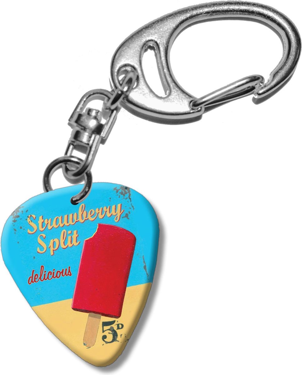 Plectrum sleutelhanger Strawberry Split