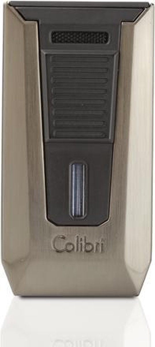 Goedkoopste Colibri aansteker Double Flame Slide Gunmetal/Black