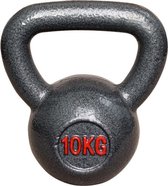 IVOL Kettlebell Gietijzer 10 kg - Cast Iron - Professioneel fitness gewicht - Voor Crossfit en Bootcamp - Gietijzeren Kettlebell
