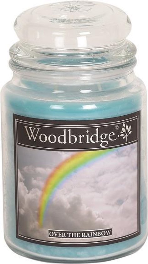 Woodbridge Over The Rainbow 565g Grande bougie avec 2 mèches