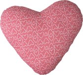 Bubaba decoratieve kussen - sierkussen voor de kinderkamer - Pink Heart (35x35cm)