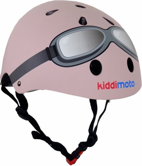 stijl slogan Materialisme KiddiMoto Helm Goggle Pastel Pink - S | bol.com