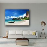 KEK Original - Natuur Thai Beach - wanddecoratie - 150 x 100 cm - muurdecoratie - Dibond 3mm -  schilderij
