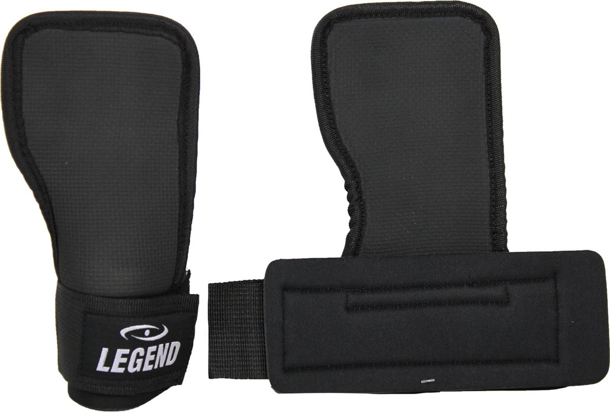 Legend Fitness handschoenen Grip zwart Maat: M