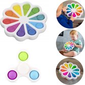 Combi deal FSS® Simple Dimple Fat Brain Pop it fidget toy 1-2-3-4 l Fidget pakket