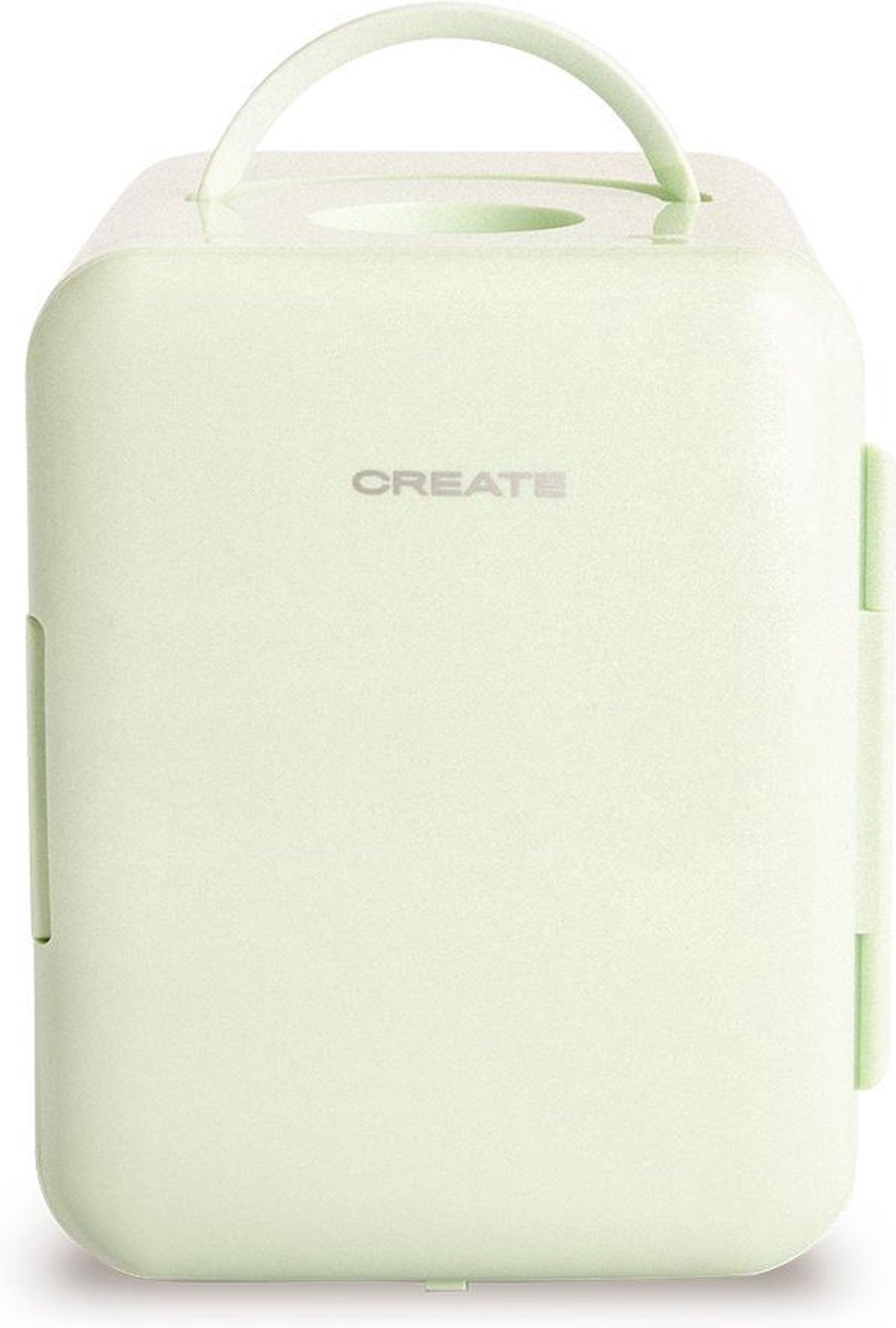CREATE KOELKAST MINI BOX - Minikoelkast Voor Cosmetica 4L - Koud en Warm - Pastel Groen