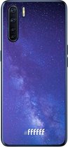 6F hoesje - geschikt voor OPPO A91 -  Transparant TPU Case - Star Cluster #ffffff