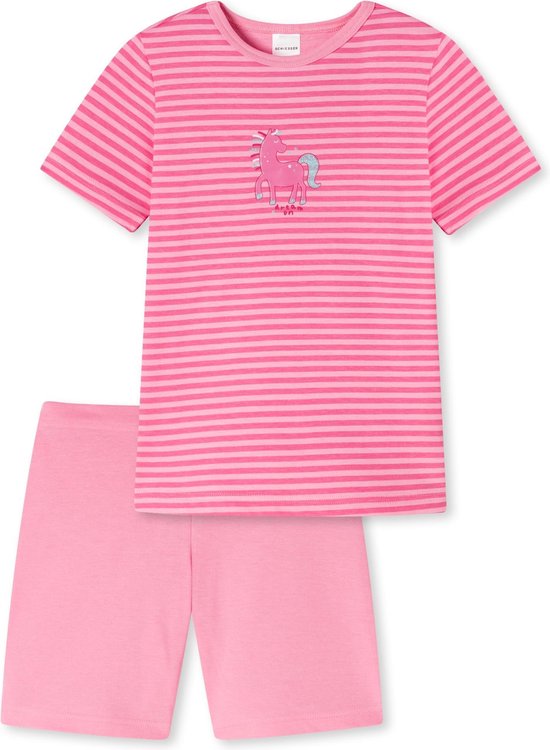 Schiesser Nightwear Meisjes Pyjamaset Biologisch katoen - Maat 116