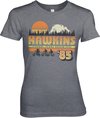 Stranger Things Dames Tshirt -L- Hawkins '85 Vintage Grijs