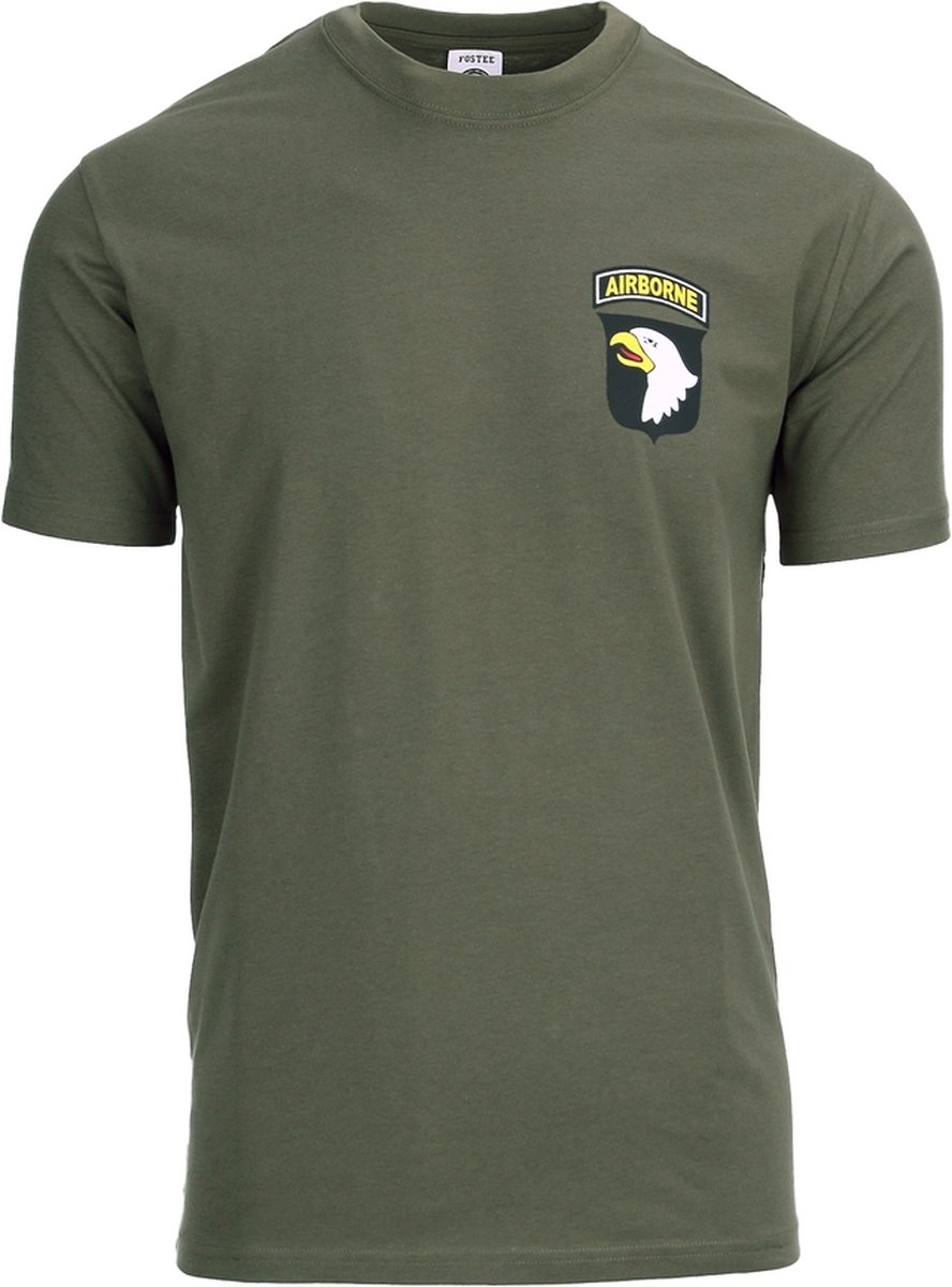 Fostex Garments T-shirt 101st Airborne Groen