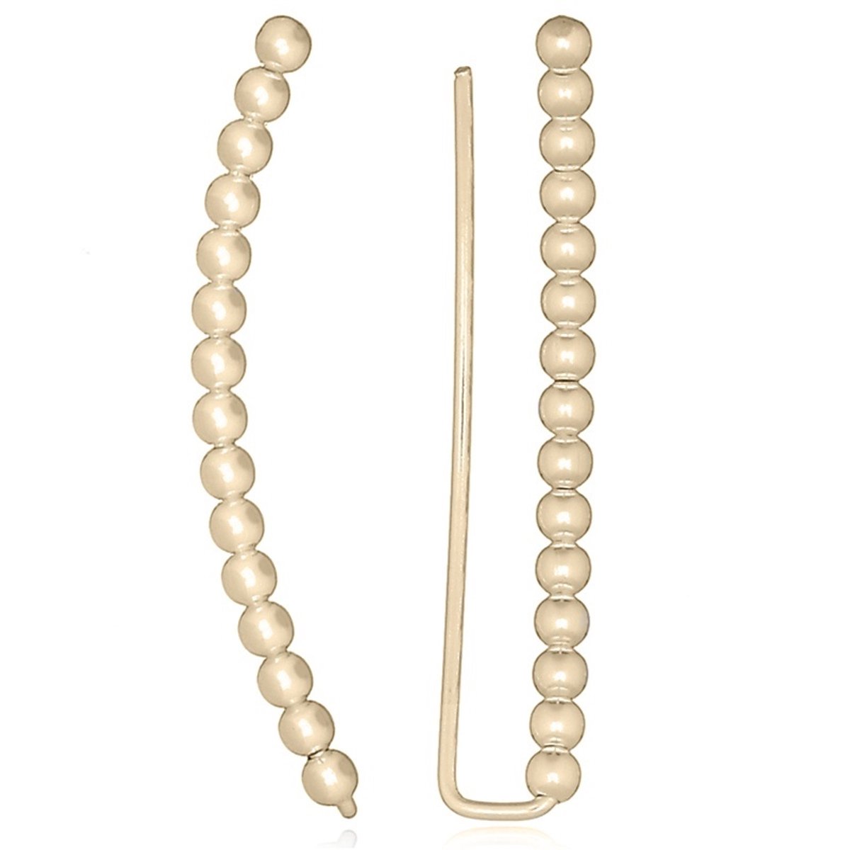 Goldplated ear climbers