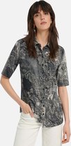 Jerseyblouse met korte mouwen