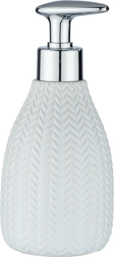Zeepdispenser wit Barinas / zeep pompje / dispenser voor vloeibare zeep