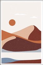 Walljar - Desert Day - Muurdecoratie - Poster