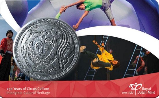Afbeelding van het spel 250 jaar Circuscultuur penning in coincard
