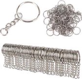 10x Sleutelhanger ringen | Sleutelhangers maken