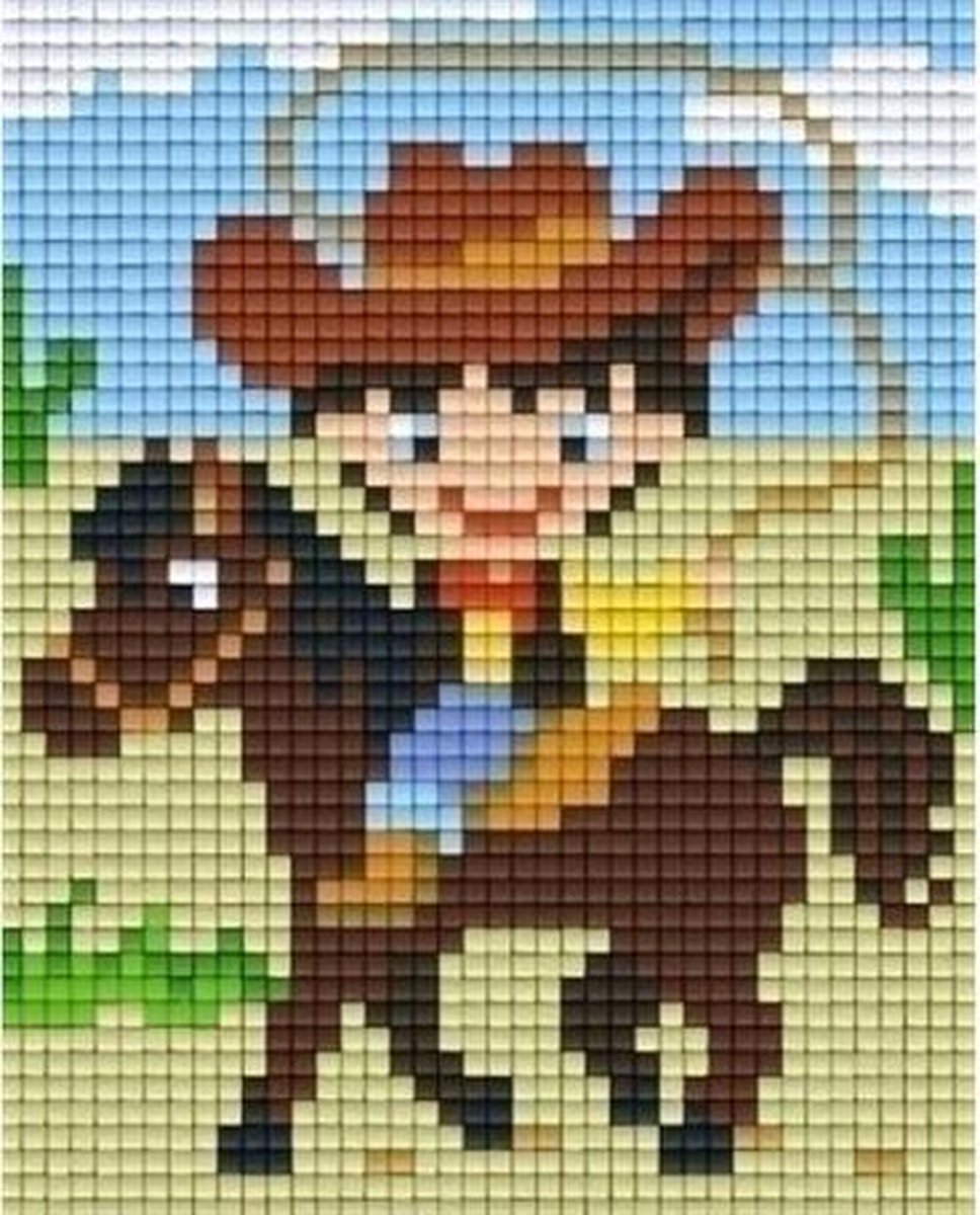 Pixelhobby Classic Cowboy 10x12 cm