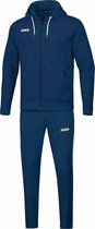 Jako Base Joggingpak Met Kap Dames - Marine | Maat: 34