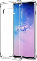 Hoesje geschikt voor Samsung Galaxy S10 Plus - Back Cover Transparant Shockproof