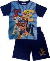 Paw Patrol pyjama - maat 92 - PAW shortama - donkerblauw