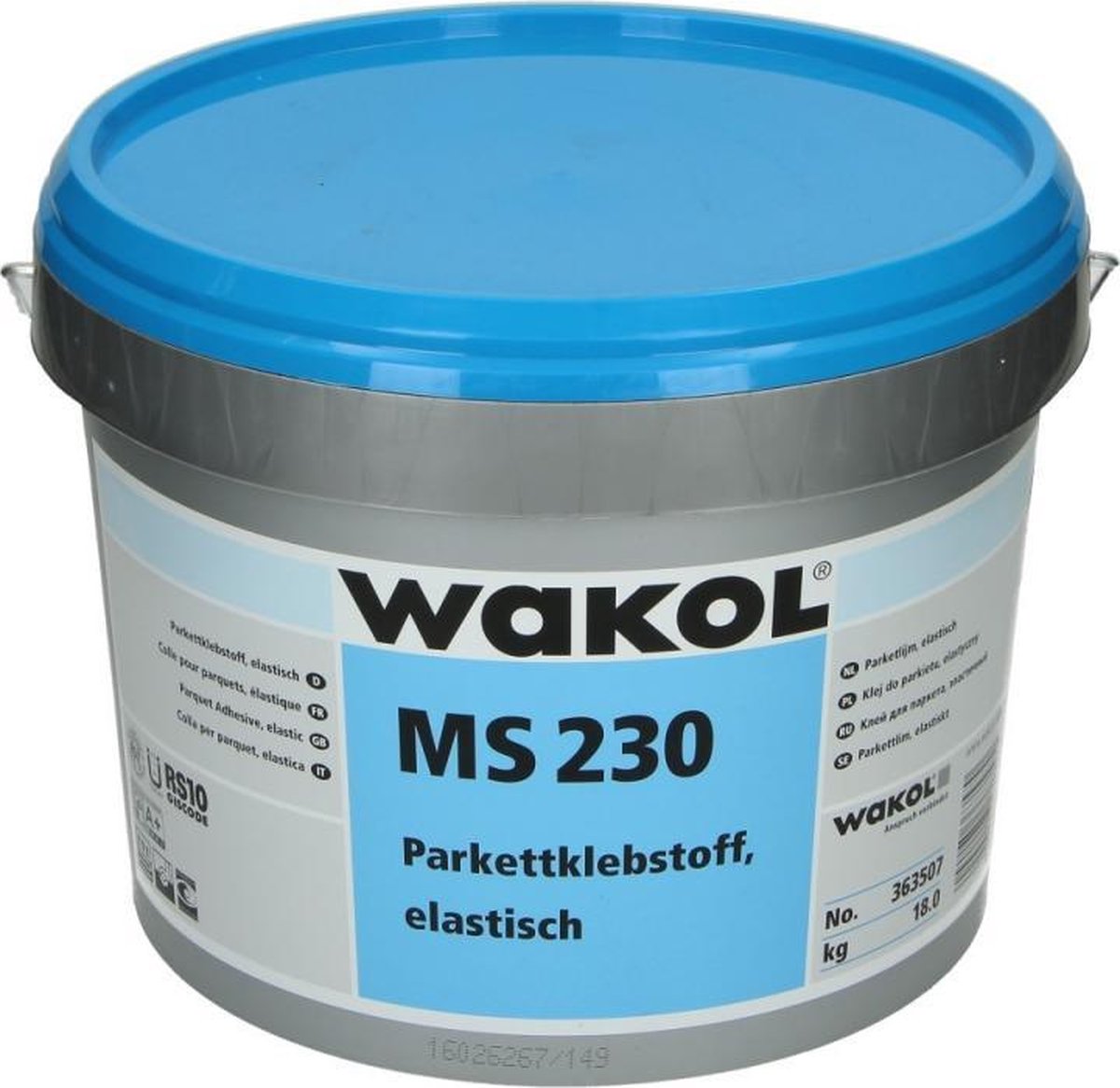 Polymeerlijm - Parketlijm - Eiken/Beige - Watervrij - Kant-en-Klaar - Wakol MS230 - 18KG