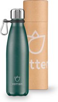 Vatten® Premium RVS Thermosfles - 500 ml - Mat Donkergroen - Isoleerfles