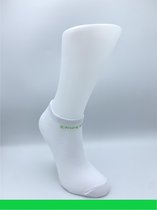 Uniq Socky 4 Paar- Laag Groen (Wit) (41-45) | Makkelijk Sorteerbare Sokken