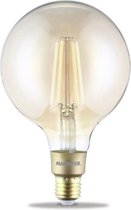 Marmitek GLOW XXLI - Lampe LED à filament Wifi intelligent | E27 | 650 lumens | 2500 K | 6 W = 40 W | G125 | 195 millimètre