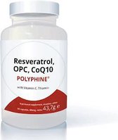Resveratrol, OPC, Polyphine, CoQ10 Swiss Point of Care 90stksResveratrol , OPC met Vitamine C en Thiamine