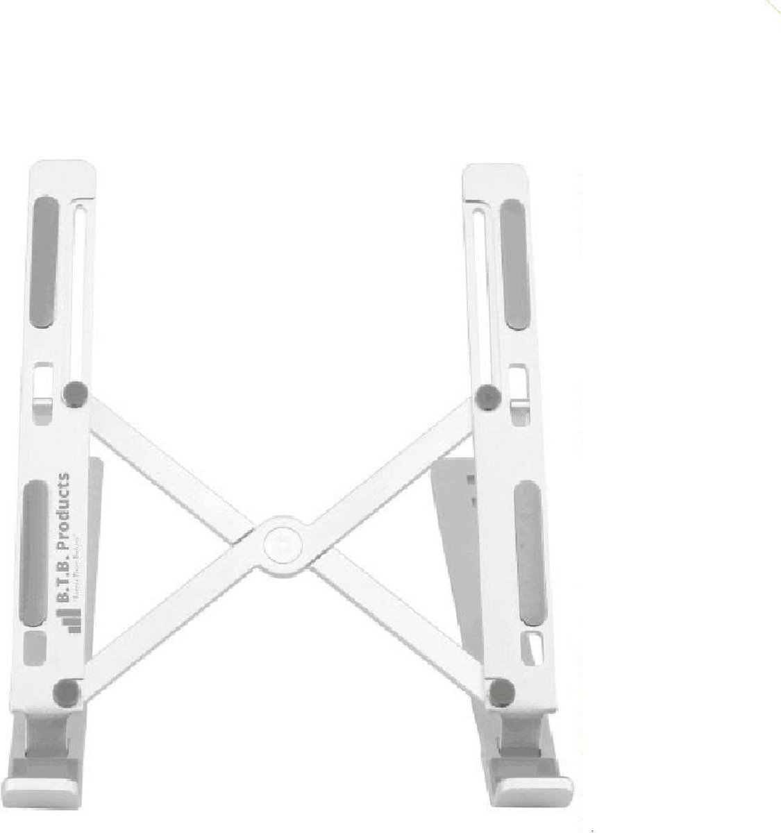 QUVIO Laptop Beugel - Schermhouder Met Arm Voor Aan Een Bureau Laptopbeugel Laptophouder Laptopstandaard Staal 38 X 27 X 51 Cm