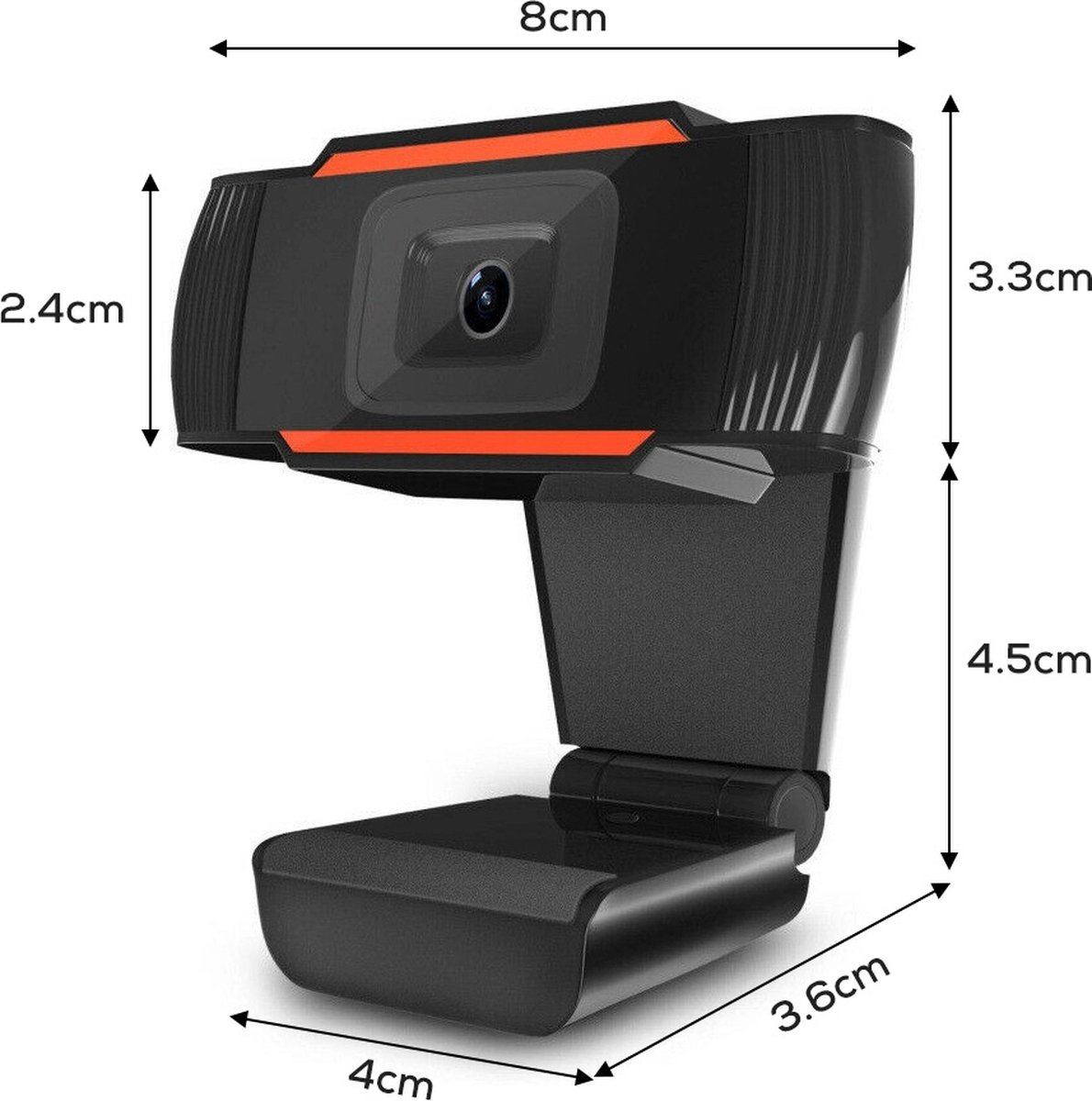 Ziza Z2M webcam: 1080P FHD met ingebouwde microfoon thumbnail 5