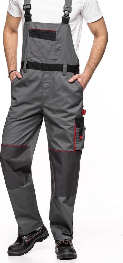 Avacore - Pantalons de Travail / Salopettes - Grijs avec Zwart - Taille 52