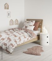 Mistral Home - Housse de couette enfant - 100% coton - 140x200 cm - 1 taie d'oreiller - Bambi - Marron Wit