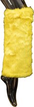 Rubie's Beenwarmers Dames 40 Cm Pluche Neon Geel One Size