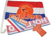 Funny Holland Autodecoratie Holland Oranje/wit 7-delig