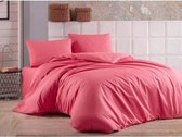 Double Duvet Cover Set ( Bed sheet + Pillowcase ) Sugar Pink