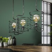 Hanglamp 3x Ø25 Curl Cylinder - 110x32x150cm - Giga Meubel
