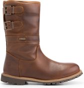 Travelin' Yukon Heren Outdoorlaarzen - Vibram zool - Waterdicht - Wol gevoerd - Cognac Bruin Leer - Maat 43