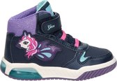 Geox Inek meisjes sneaker - Blauw - Maat 30