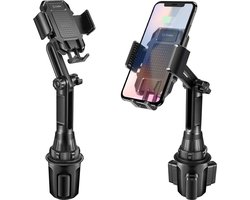 Telefoonhouders Auto Accessories LB-535 – Telefoonhouder GSM Houder Auto – Bekerhouder Auto – Smartphone Houder Met Stevige Grip Geschikt voor: iPhone/Samsung/Huawei/Oneplus