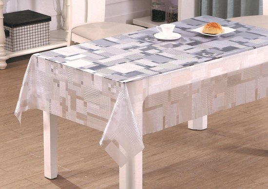 Tafelzeil Transparant 260 x 140cm 0,2mm dik