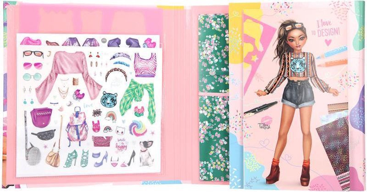 Depesche 12434 TOPModel Cutie Star-Kit de coloriage de 40 Pages pour