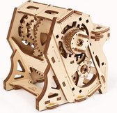 Ugears - Houten 3D puzzel - houten bouwpakket - Versnellingsbak STEM lab - 120 onderdelen