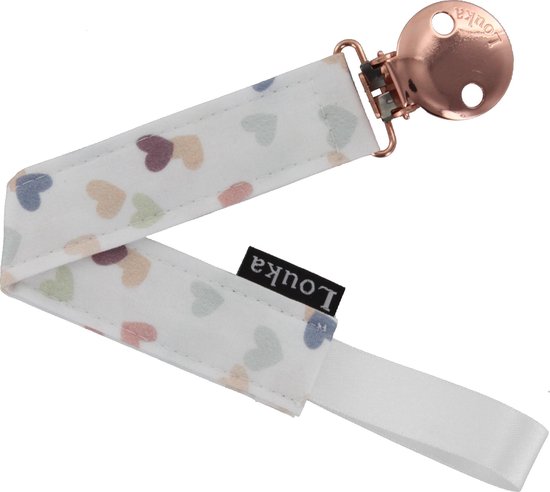 Louka speenkoord hartjes - speenketting