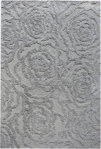 The Rug Republic Hand Woven Over Tufted BARTIN Ivory/Grey 8 x 10 ft CARPET