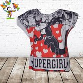T-shirt meisjes Supergirl -s&C-98/104-t-shirts meisjes